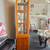 Traditional Mid Century Oak China Display Cabinet Curio Hutch 5 thumbnail