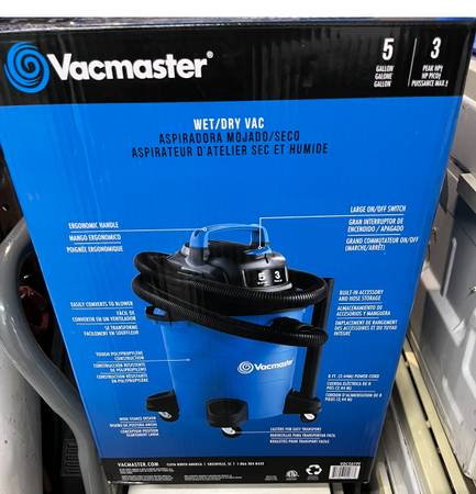 Wet/Dry Vacuum Vacmaster 1