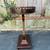 Neoclassical Style Oval Mahogany Lyre Base Table 11 thumbnail
