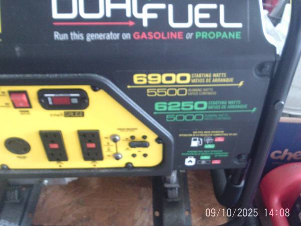 NEW CHAMPION DUAL FUEL GENERATOR 1