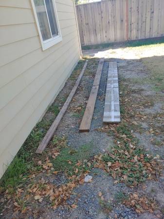 Free wood kicker board and ? 1