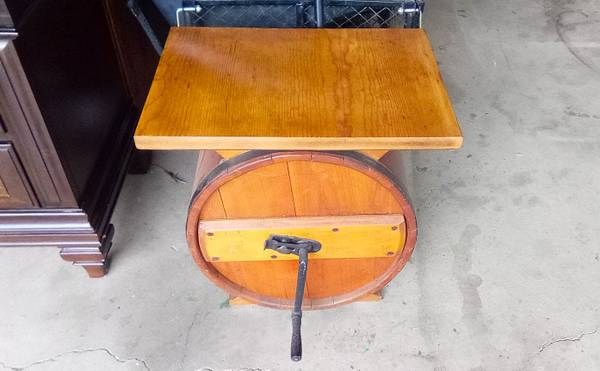Antique Churn Table 1