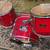 1990 Pearl Export Drum Set W/ Mahogany/Birch Shells and the cool long 3 thumbnail