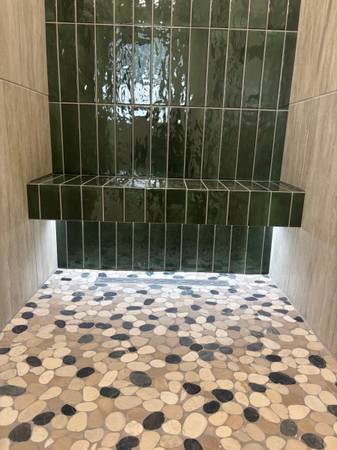 Tile work custom showers  remodeling flooring 1