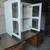 Cabinets: White Glass-Front Wall Cabinet 2 thumbnail