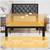 New Twin Bed Frame with Linen Upholstered Headboard, Metal Support, No Box Sprin 5 thumbnail