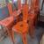 Set of 6 metal 30" bar stools 1 thumbnail