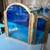 Vintage Trifold Triple Arch Divider Frame Hammered Metal Fantasy Fairy 14 thumbnail