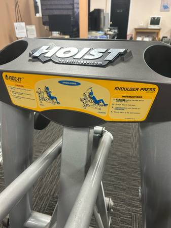 Máquina para press de hombros con elevación de carga por placas - $1.675 (Warwick, RI)63469936649857122
