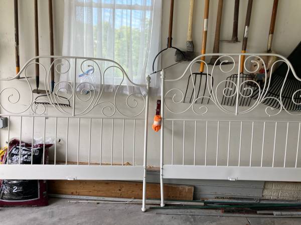 Two Matching IKEA Full Size Headboards and Frames 1