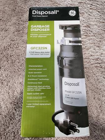 GE Disposall GFC325N garbage disposal 1/3 hp 1