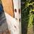 30 x 80" antique wood DOOR with window space 6 thumbnail