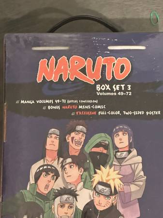 Naruto sealed box set 49-72 - books & magazines - by owner - sale