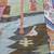 Vintage Egyptian Handwoven Wool Rug 12 thumbnail
