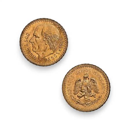 Buying: Dos peso, dos y medio peso coins 1