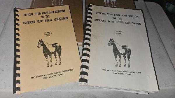 Complete Set! APHA Stud Books! 1