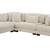 Plush beige cordurory 4pc modular sectional - New 3 thumbnail
