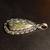 Kambaba Crocodile Skin Jasper Pendant in Silver Setting 2 thumbnail