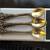 Antique silver gold plated dessert spoons 5 thumbnail