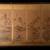 Japanese Chinese Asian Screen Large Calligraphy antique 2 thumbnail