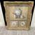 Large Blue & White Pottery Art in Rustic Frame 1 thumbnail