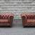 RH Restoration Hardware Leather Kensington Leather Chair 1 Available 4 thumbnail