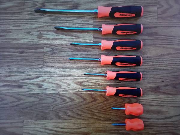 Snap On Orange Screwdriver Set 1