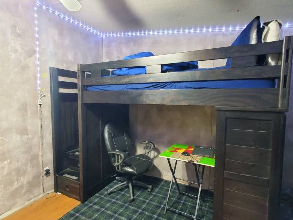 Twin Lofted Bed 1