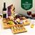 Firm Price! Brand New in a Box Bamboo Cheese Board & Knife Set 5 thumbnail