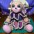 Handmade Peach Crocheted Bunny Rabbit plushie 2 thumbnail