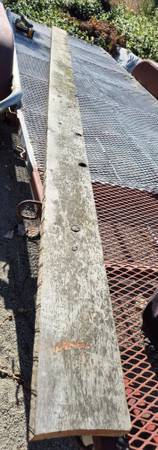 2x8x15'6" rough redwood 1