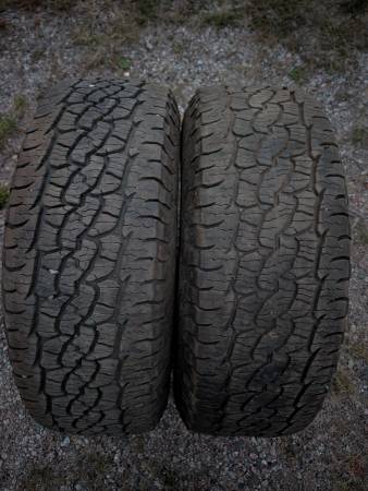 (2) BFG 265/70/17 70% tread 1