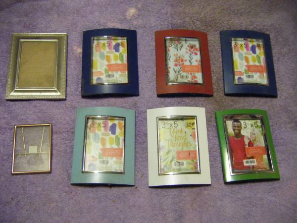 8 small Picture Frames - These are NEW - 3x5 inch 1