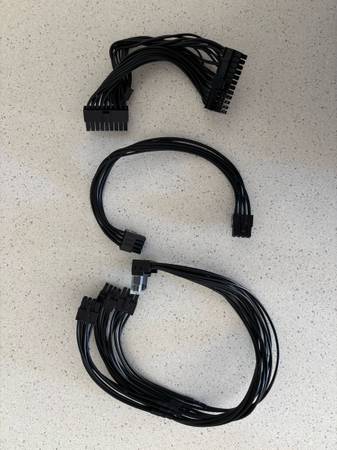 Custom length Cablemod for Corsair Type 4 PSU 1