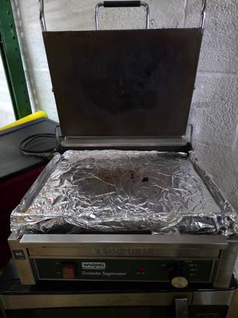 Top and Bottom Panini Sandwich Grill