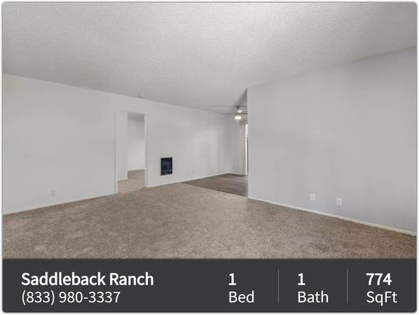 Make yourself at home, garden-style! Saddleback Ranch Apartments 1