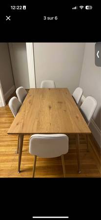 Dining table + 8 chairs 1