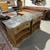 Pair of Arhaus Bluestone Topped Open One Drawer Nightstands/ End Table 2 thumbnail