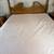 Solid oak, queen size headboard, footboard, with metal frame 1 thumbnail