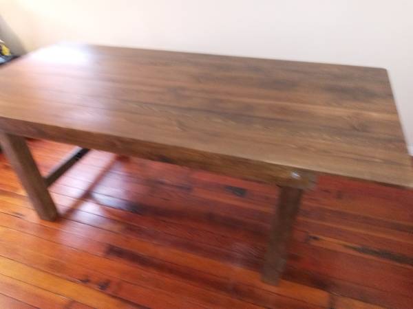 Pine plank folding table 1