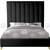 Black Velvet Headboard & Bed Frame - Queen Size 2 thumbnail