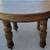 Unusual Antique 45" Round Quarter Sawn Oak Table With 2 9"leaves 7 thumbnail