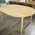 Article Heidi 48" - 67.75" Extendable Round Dining Table - White Oak 1 thumbnail