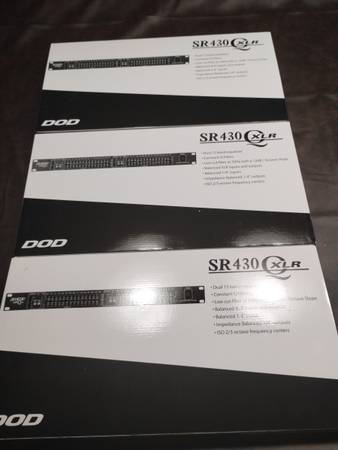 3-DOD  SR490QXLR Dual 15 Band EQ's - $60 (Malvern)63471311494529121