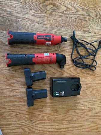 SNAP-ON 14.4 V MicroLithium Cordless In-line & right angle Die Grinder 1