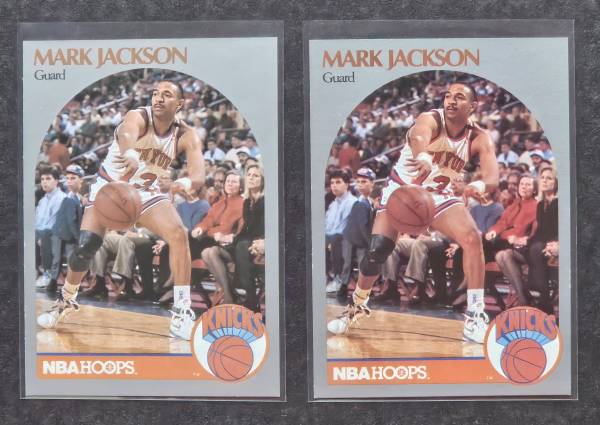 1990 Hoops Mark Jackson Menendez Bros cards 1