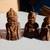 CHESS SET old AFRICAN hand carved wood 20 thumbnail