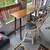 2 Wicker Frame Bar Stools Chairs Blue / White - 41" Tall 11 thumbnail