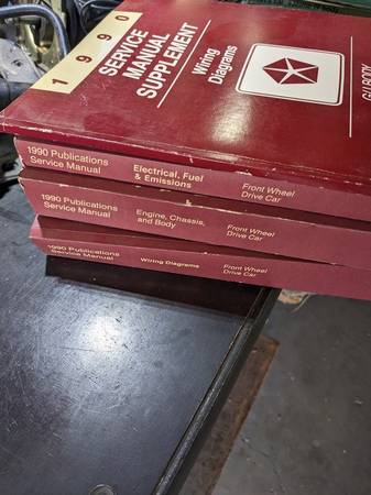 chrysler 1990 front wheel drive car service manuals 1
