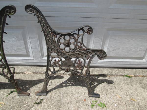 outdoor bench sides 1